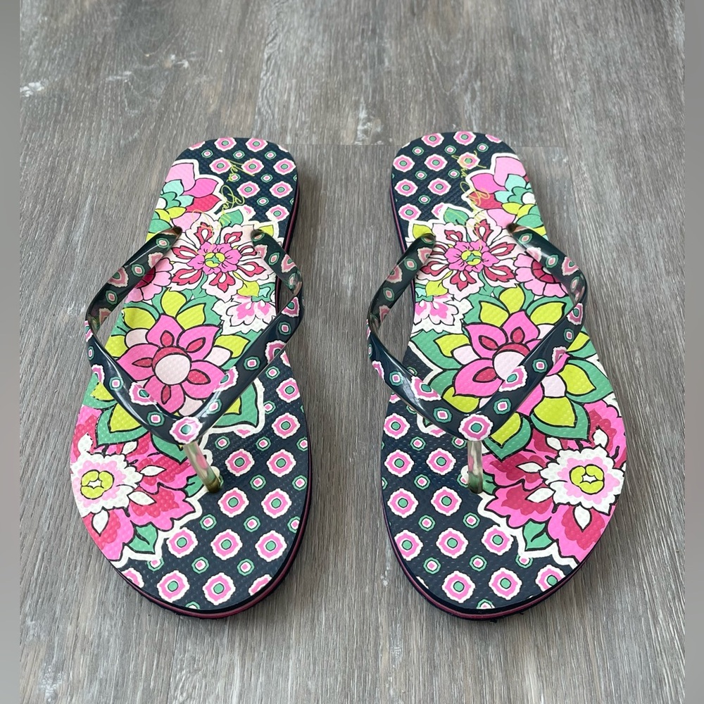 Vera Bradley Flip Flop Sandals Size 7-8